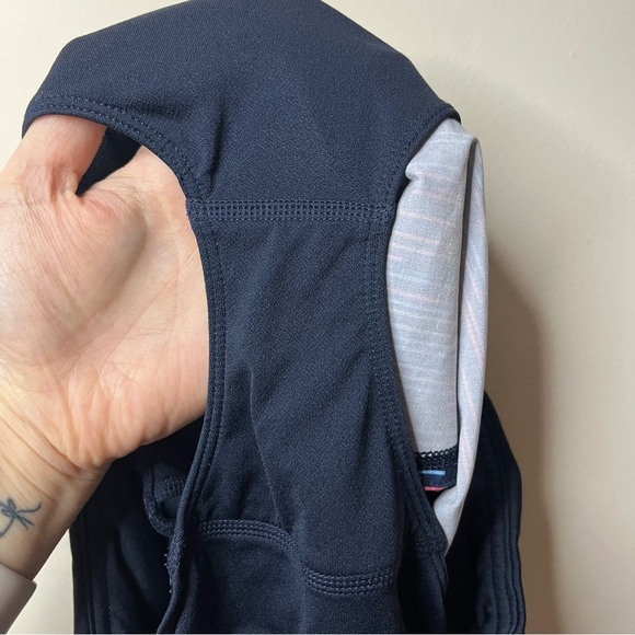 ATHLETA Multicolor Space Dye Stripe Atheleisure Lined Pockets Shorts - Picture 6 of 7